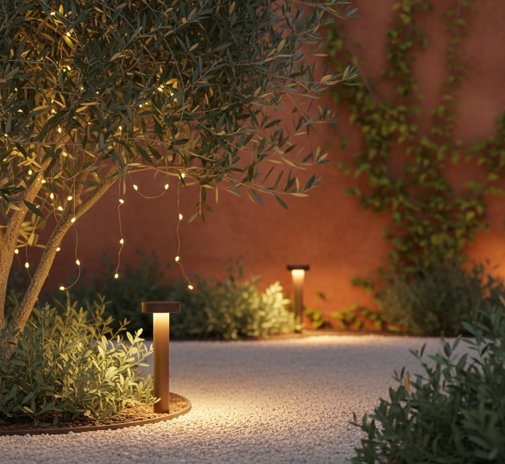 LED tuinverlichting met warme gloed